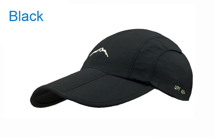 Waterproof Outdoor Sport Baseball Cap Unisex Spring Summer Quick Drying Hat Breathable Cap Foldable Cycling hat Sun Protection