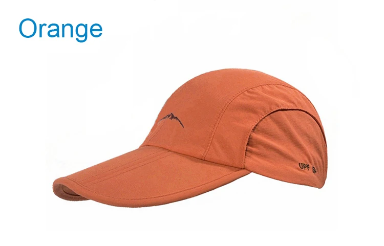 Waterproof Outdoor Sport Baseball Cap Unisex Spring Summer Quick Drying Hat Breathable Cap Foldable Cycling hat Sun Protection