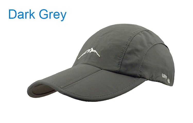 Waterproof Outdoor Sport Baseball Cap Unisex Spring Summer Quick Drying Hat Breathable Cap Foldable Cycling hat Sun Protection