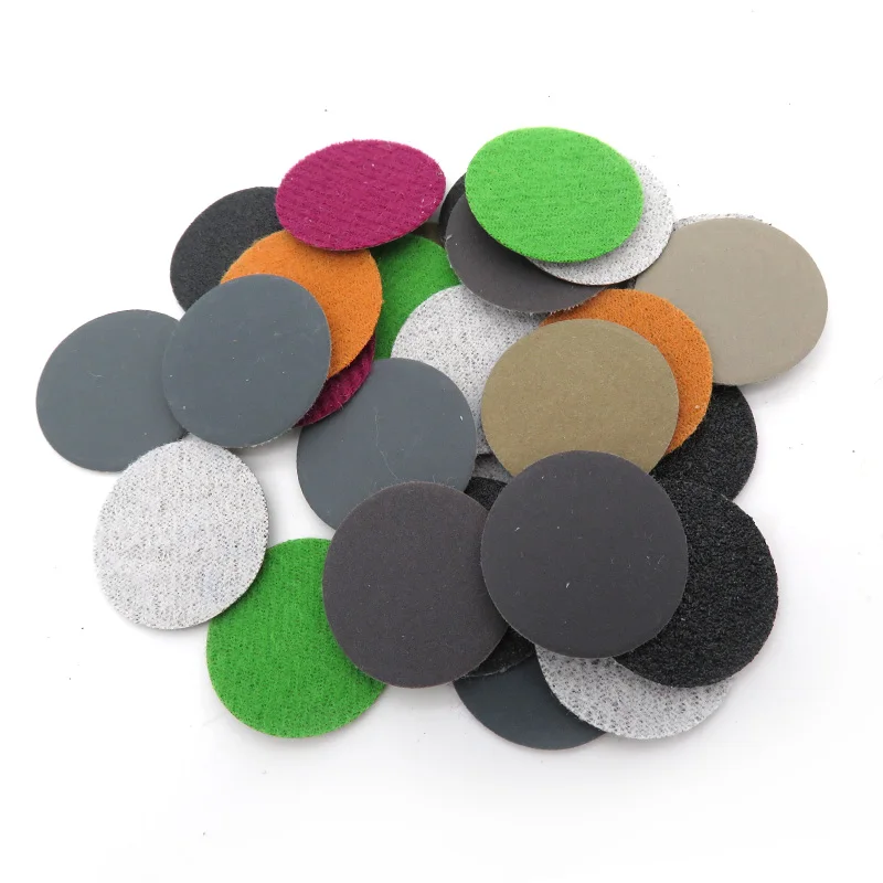 50/100pcs 1inch 25mm Wet Dry Sandpaper 60-10000 Grit Sander Discs Waterproof Abrasive Sandpaper Sheet for Wood Paint Polishing