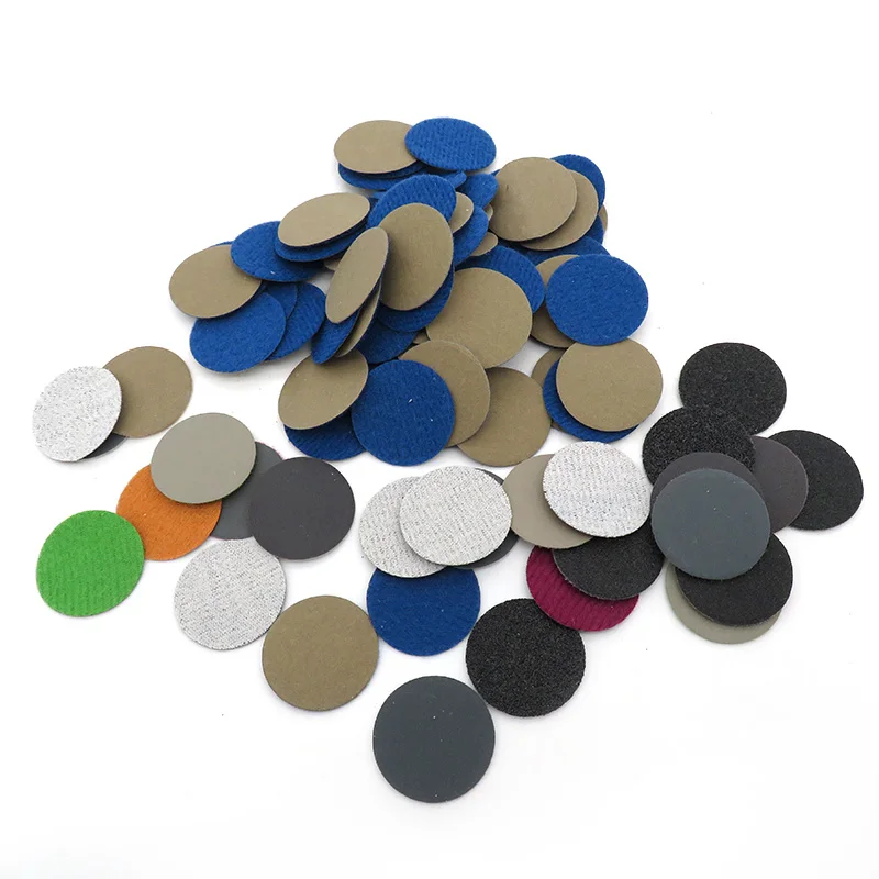 50/100pcs 1inch 25mm Wet Dry Sandpaper 60-10000 Grit Sander Discs Waterproof Abrasive Sandpaper Sheet for Wood Paint Polishing