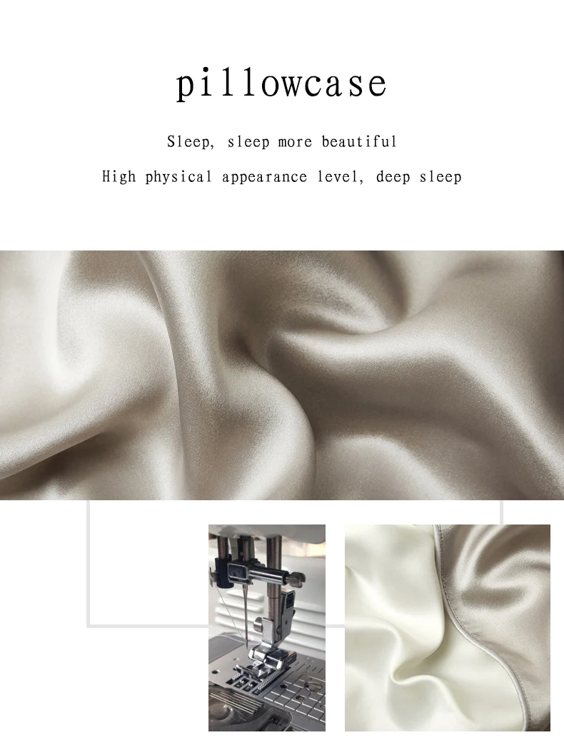 DISANGNI 100% Pure Mulberry Silk Pillowcase for Hair and Skin, Natural Double-Sided Silk Pillow Cover, Soft and Breathable, 1 Pi