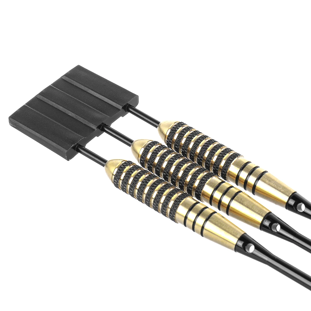 Cyeelife 10pcs dart insert plate stab-resistant dart tool accessories black steel needle insert plastic plate