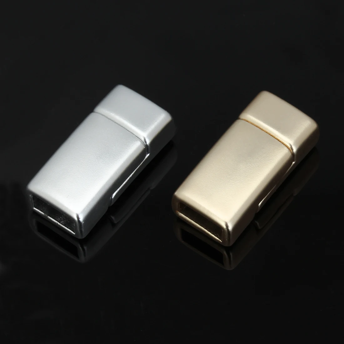 5-10pcs Magnetic Buckles Alloy Clasps Connectors Fit Leather Rope Cord Accessories for Making Necklace DIY Bracelets End Clasp