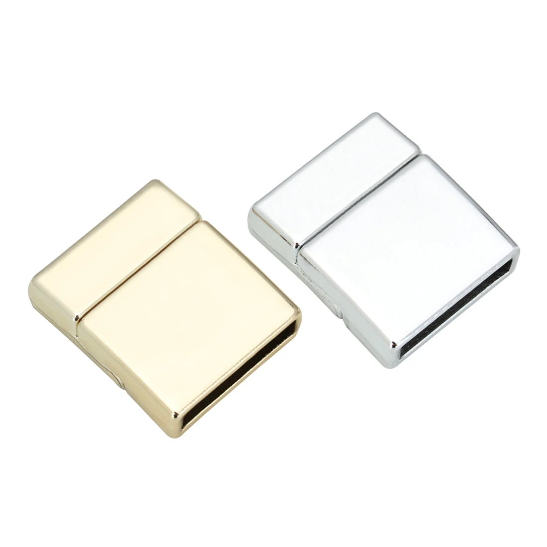 5-10pcs Magnetic Buckles Alloy Clasps Connectors Fit Leather Rope Cord Accessories for Making Necklace DIY Bracelets End Clasp