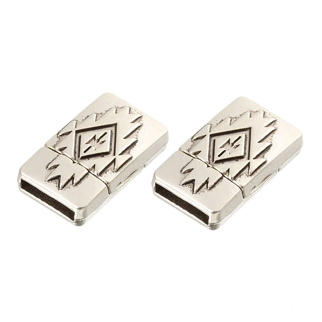 5-10pcs Magnetic Buckles Alloy Clasps Connectors Fit Leather Rope Cord Accessories for Making Necklace DIY Bracelets End Clasp