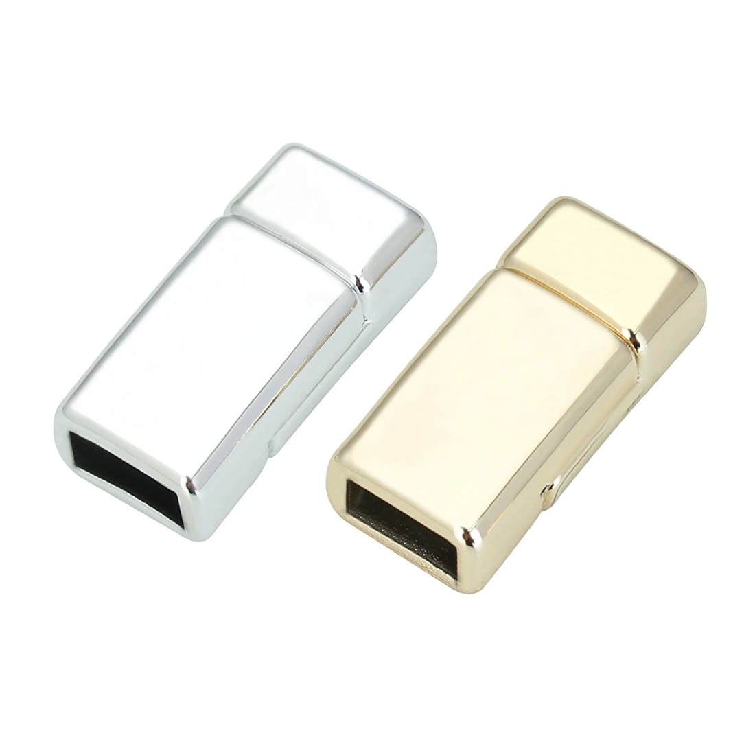 5-10pcs Magnetic Buckles Alloy Clasps Connectors Fit Leather Rope Cord Accessories for Making Necklace DIY Bracelets End Clasp