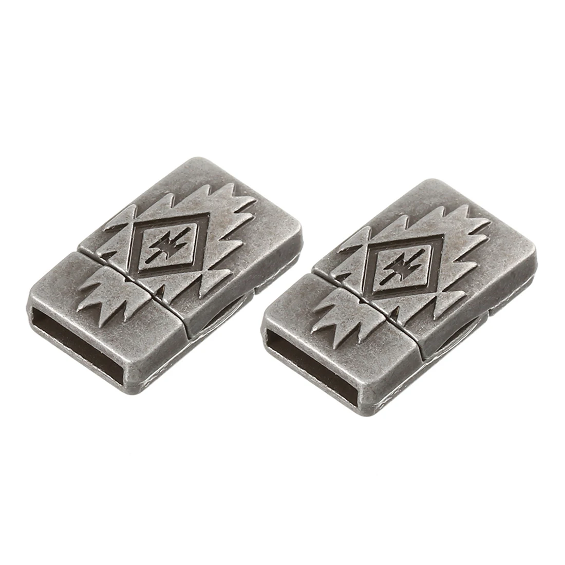 5-10pcs Magnetic Buckles Alloy Clasps Connectors Fit Leather Rope Cord Accessories for Making Necklace DIY Bracelets End Clasp