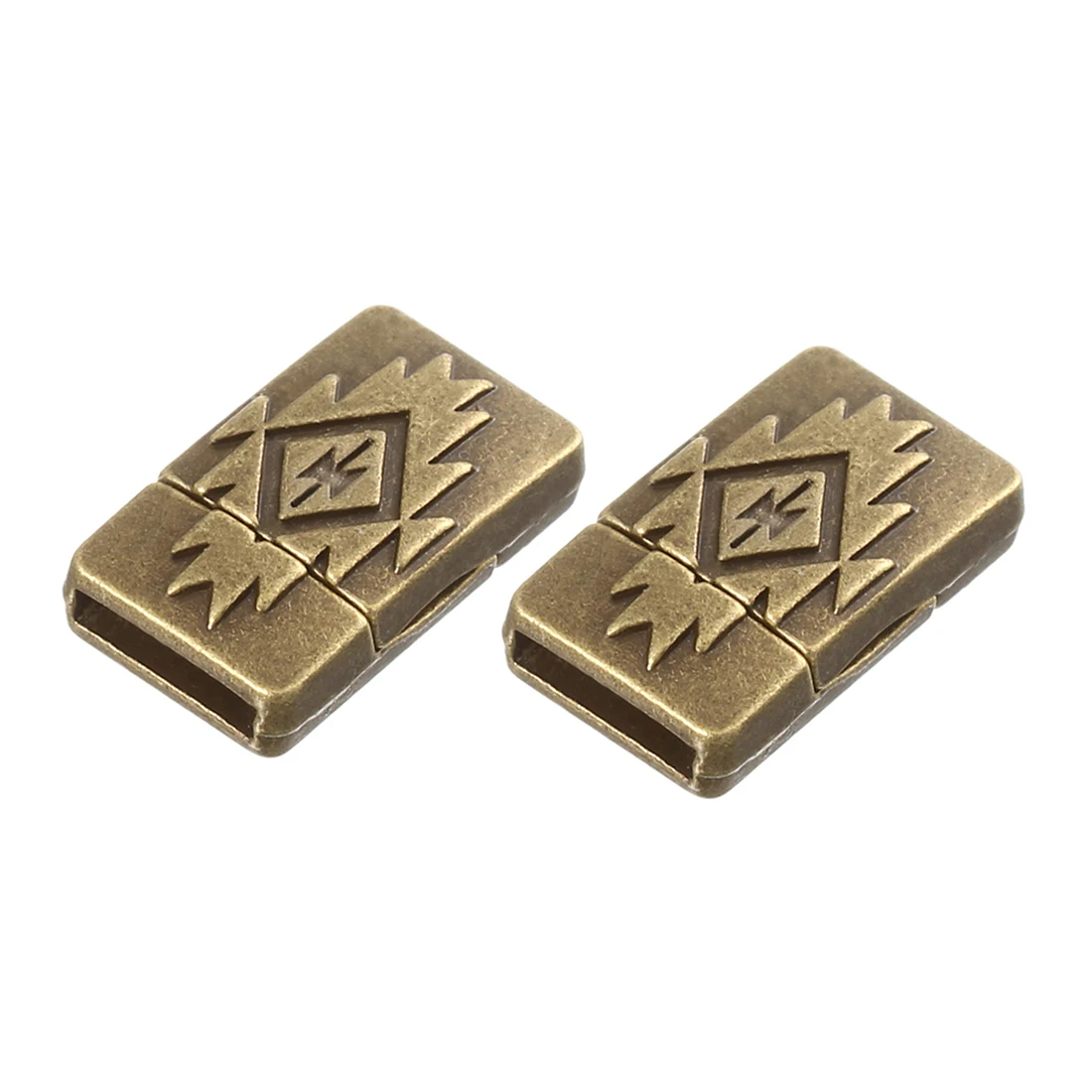 5-10pcs Magnetic Buckles Alloy Clasps Connectors Fit Leather Rope Cord Accessories for Making Necklace DIY Bracelets End Clasp