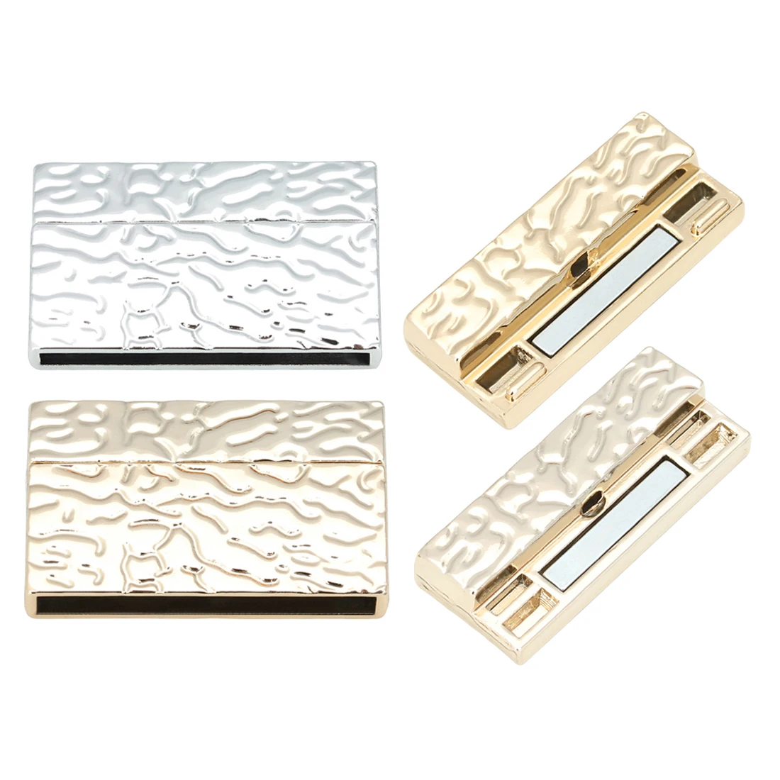 5-10pcs Magnetic Buckles Alloy Clasps Connectors Fit Leather Rope Cord Accessories for Making Necklace DIY Bracelets End Clasp