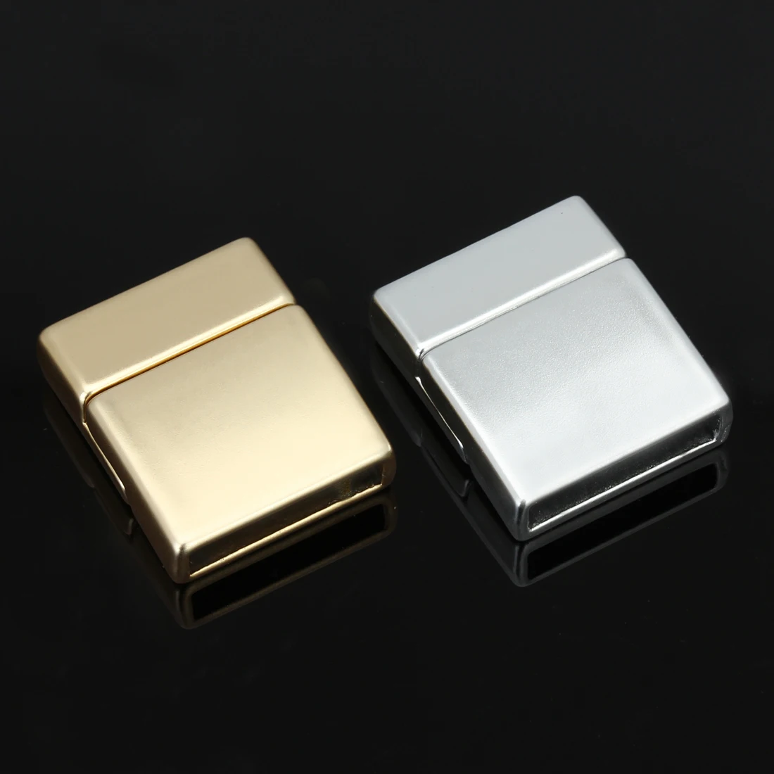 5-10pcs Magnetic Buckles Alloy Clasps Connectors Fit Leather Rope Cord Accessories for Making Necklace DIY Bracelets End Clasp