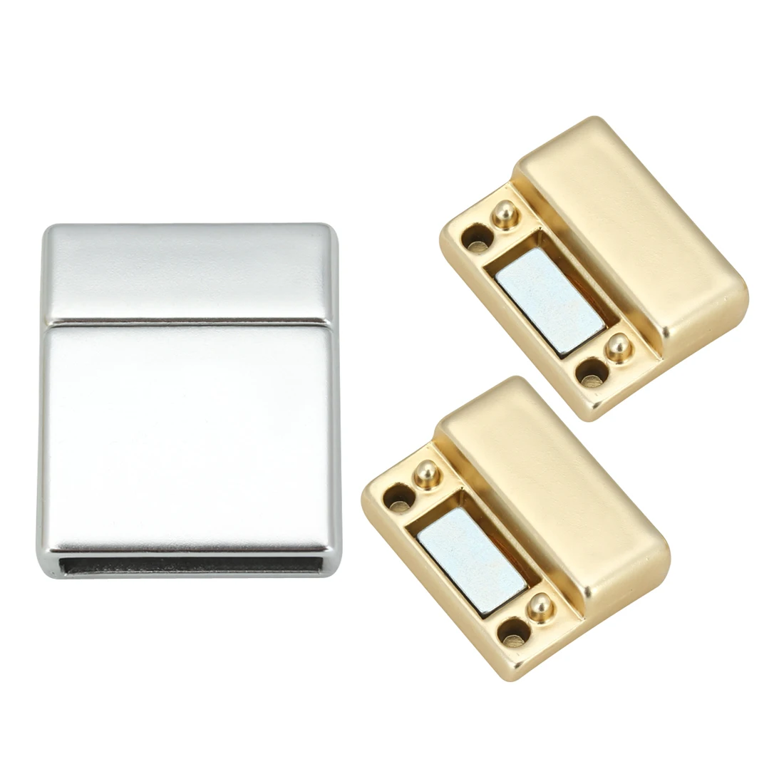 5-10pcs Magnetic Buckles Alloy Clasps Connectors Fit Leather Rope Cord Accessories for Making Necklace DIY Bracelets End Clasp
