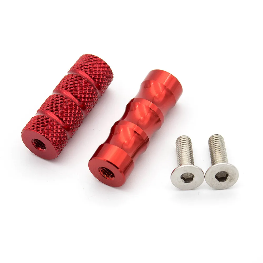 Universal Motorcycle Folding Footrests Footpegs Foot Rests Pegs Pedals Set Motorbike Accessories For BMW Honda Yamaha Kawasaki
