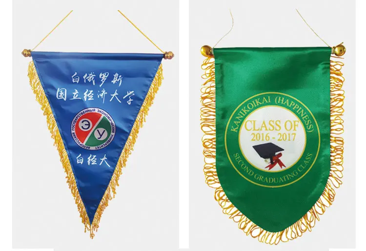 Xvggdg Custom Flag Banner Custom Logo Square Football Team Customized Flag Pennant Hanging Honor