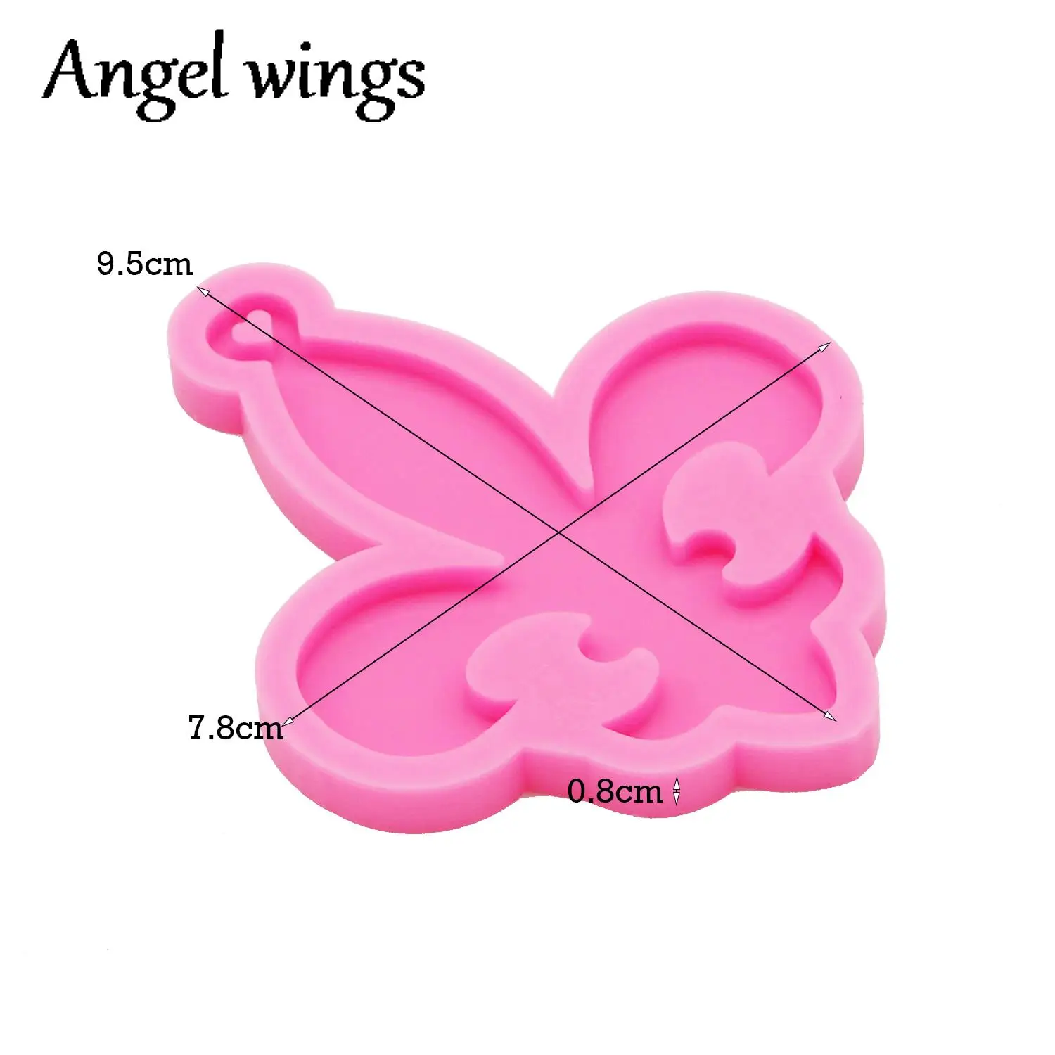 DY0107 Silicone Bow/Breast Cancer Molds, Crown/Music notes Keychain Crafts Epoxy DIY Resin art Mold, Fondant Chocolate Cake Mold