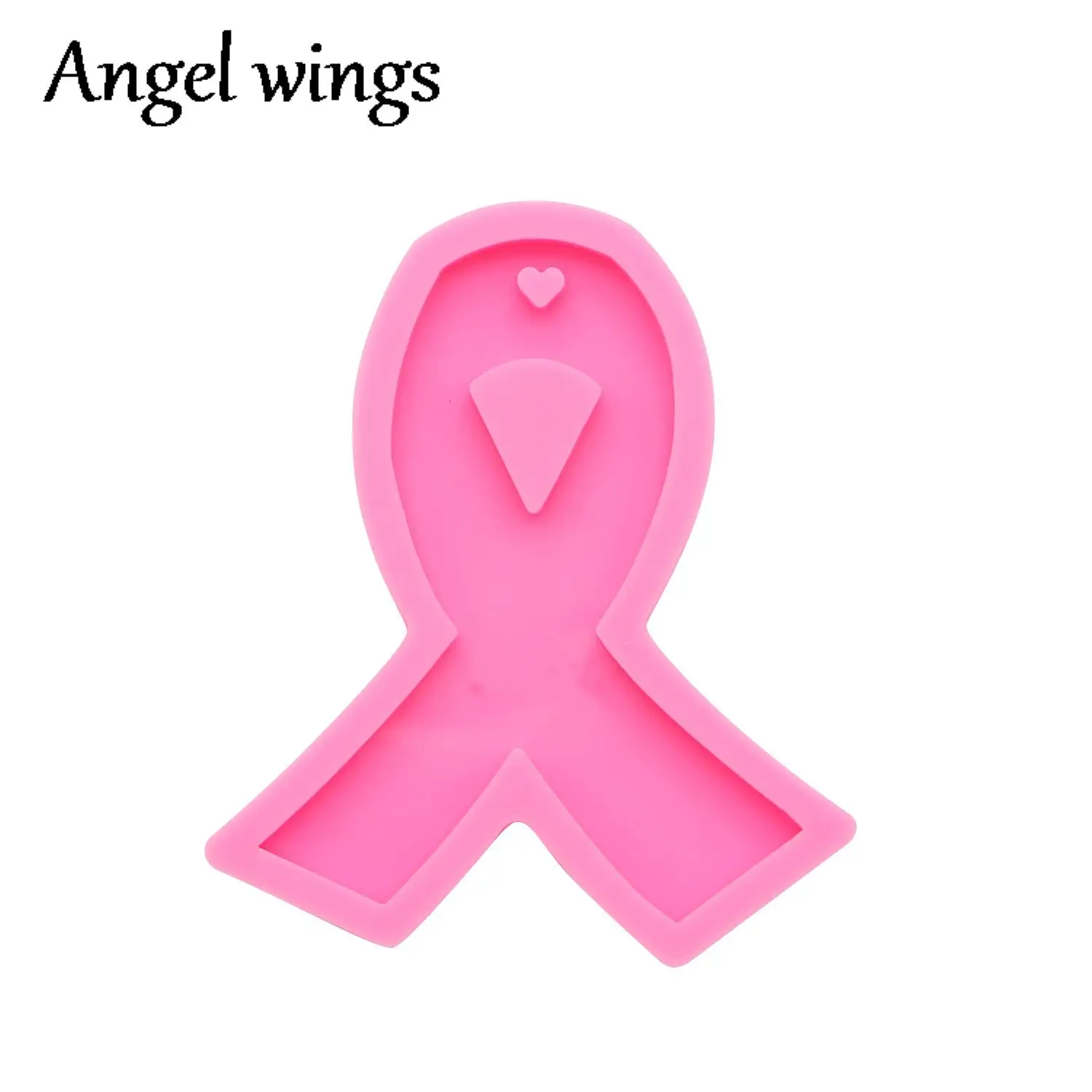 DY0107 Silicone Bow/Breast Cancer Molds, Crown/Music notes Keychain Crafts Epoxy DIY Resin art Mold, Fondant Chocolate Cake Mold