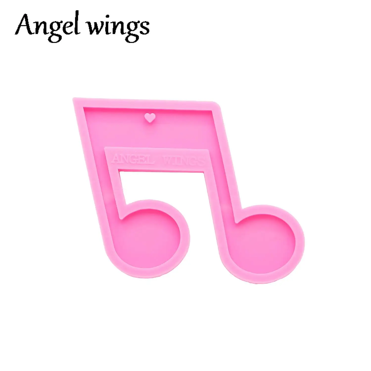 DY0107 Silicone Bow/Breast Cancer Molds, Crown/Music notes Keychain Crafts Epoxy DIY Resin art Mold, Fondant Chocolate Cake Mold