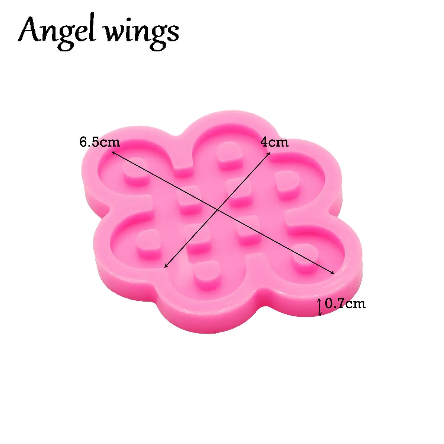 DY0107 Silicone Bow/Breast Cancer Molds, Crown/Music notes Keychain Crafts Epoxy DIY Resin art Mold, Fondant Chocolate Cake Mold