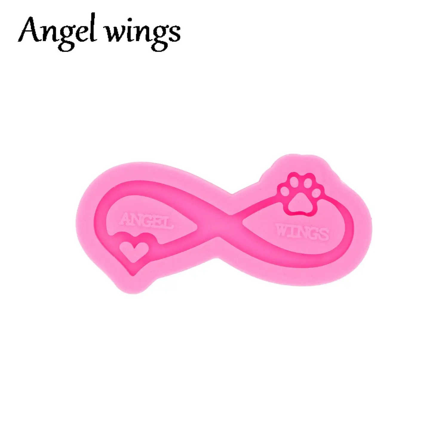 DY0107 Silicone Bow/Breast Cancer Molds, Crown/Music notes Keychain Crafts Epoxy DIY Resin art Mold, Fondant Chocolate Cake Mold