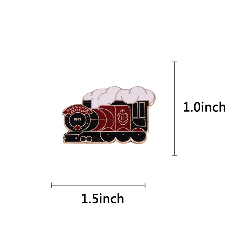 Wizarding World Magical Express Train Brooch Badge Witchcraft Wizardry Literature Bookworm Gift