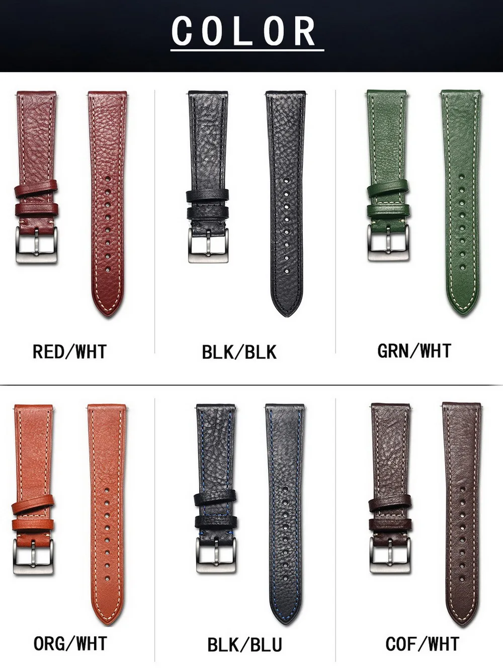 HEMSUT Italy Genuine Cow Leather Watch Band For Man Vintage Soft Wrap Handmade Leather Watch Straps Quick Release 22mm18mm20mm
