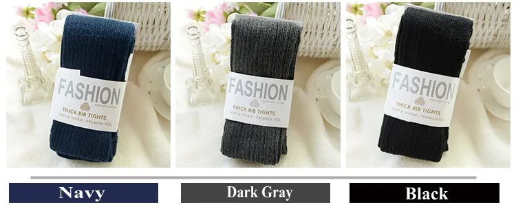 Thicken Warm Twist Striped Woman tights Autumn Winter Pantyhose Cotton knitted stockings Multi colors Collant Femme Strumpfhose
