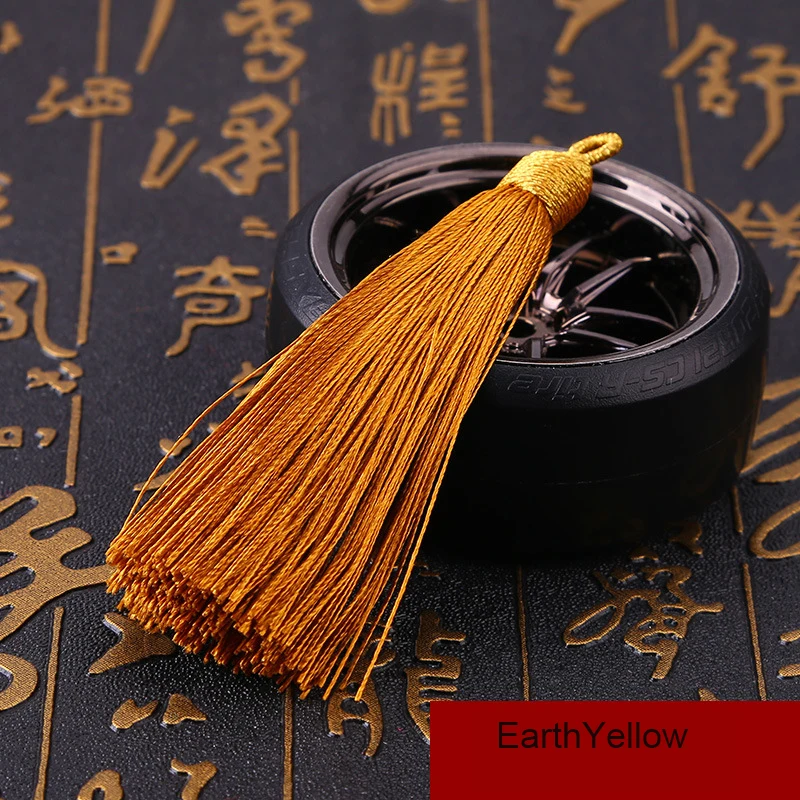 5Pcs/lot 8cm GoldenCap Tassel Silk Fringe Mini Tassel Bangs Flower Tassel For DIY Jewelry Earrings Accessories Home Decoration