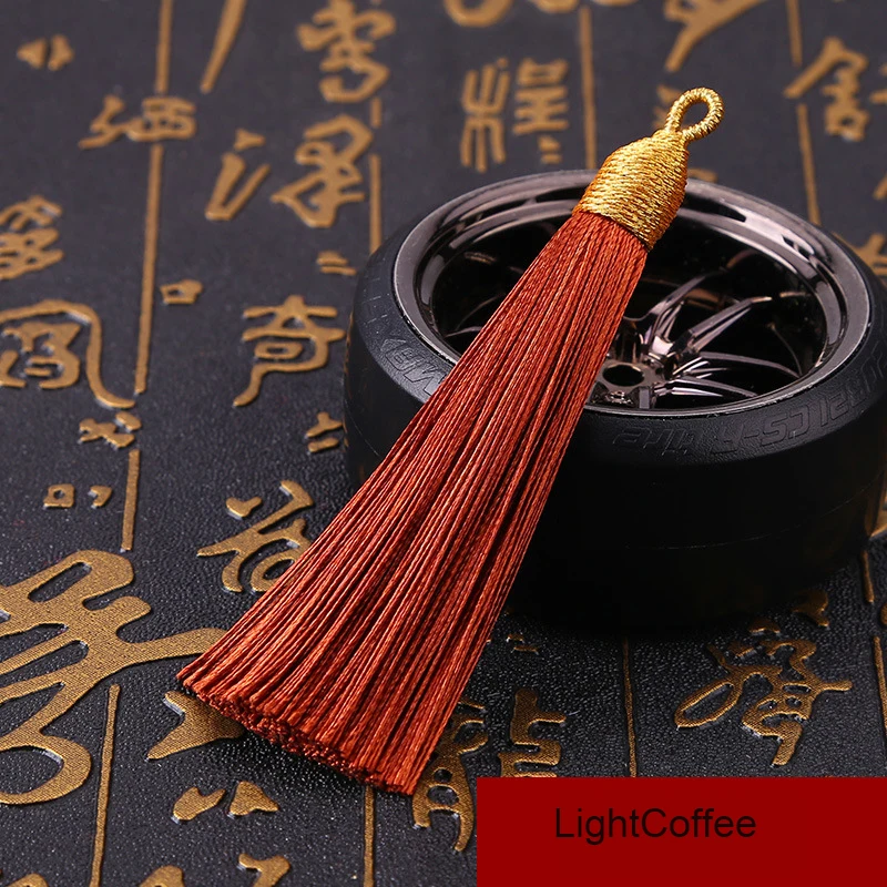 5Pcs/lot 8cm GoldenCap Tassel Silk Fringe Mini Tassel Bangs Flower Tassel For DIY Jewelry Earrings Accessories Home Decoration