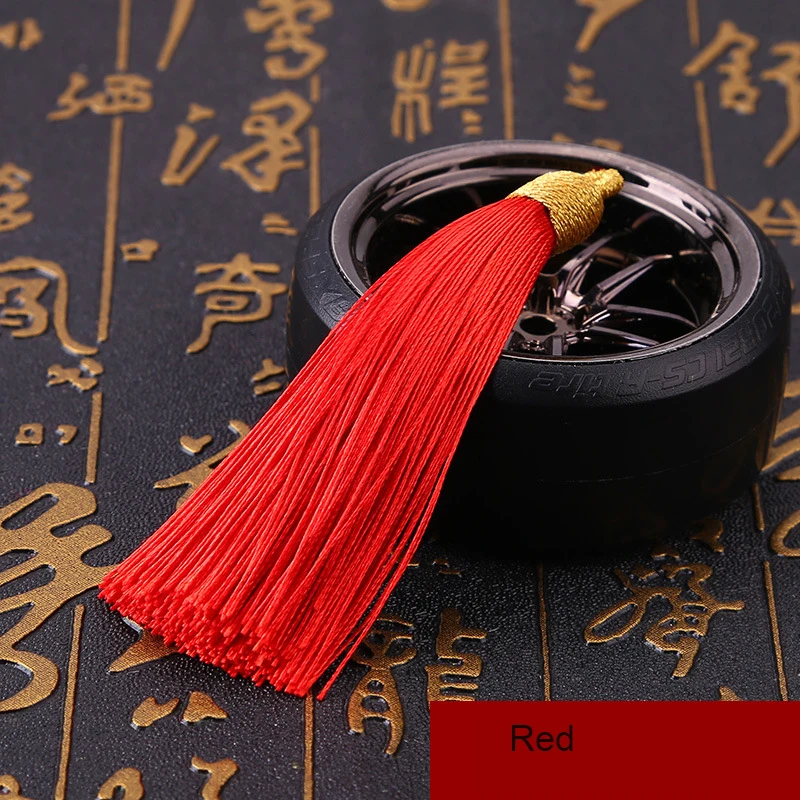5Pcs/lot 8cm GoldenCap Tassel Silk Fringe Mini Tassel Bangs Flower Tassel For DIY Jewelry Earrings Accessories Home Decoration
