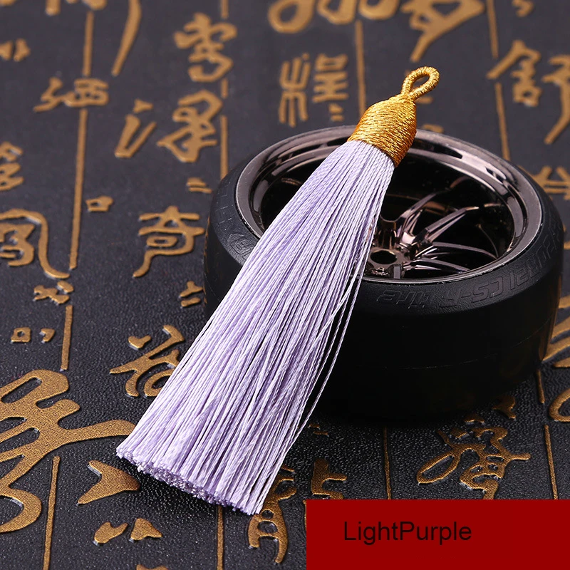 5Pcs/lot 8cm GoldenCap Tassel Silk Fringe Mini Tassel Bangs Flower Tassel For DIY Jewelry Earrings Accessories Home Decoration