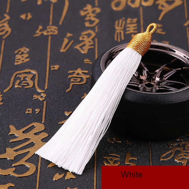 5Pcs/lot 8cm GoldenCap Tassel Silk Fringe Mini Tassel Bangs Flower Tassel For DIY Jewelry Earrings Accessories Home Decoration