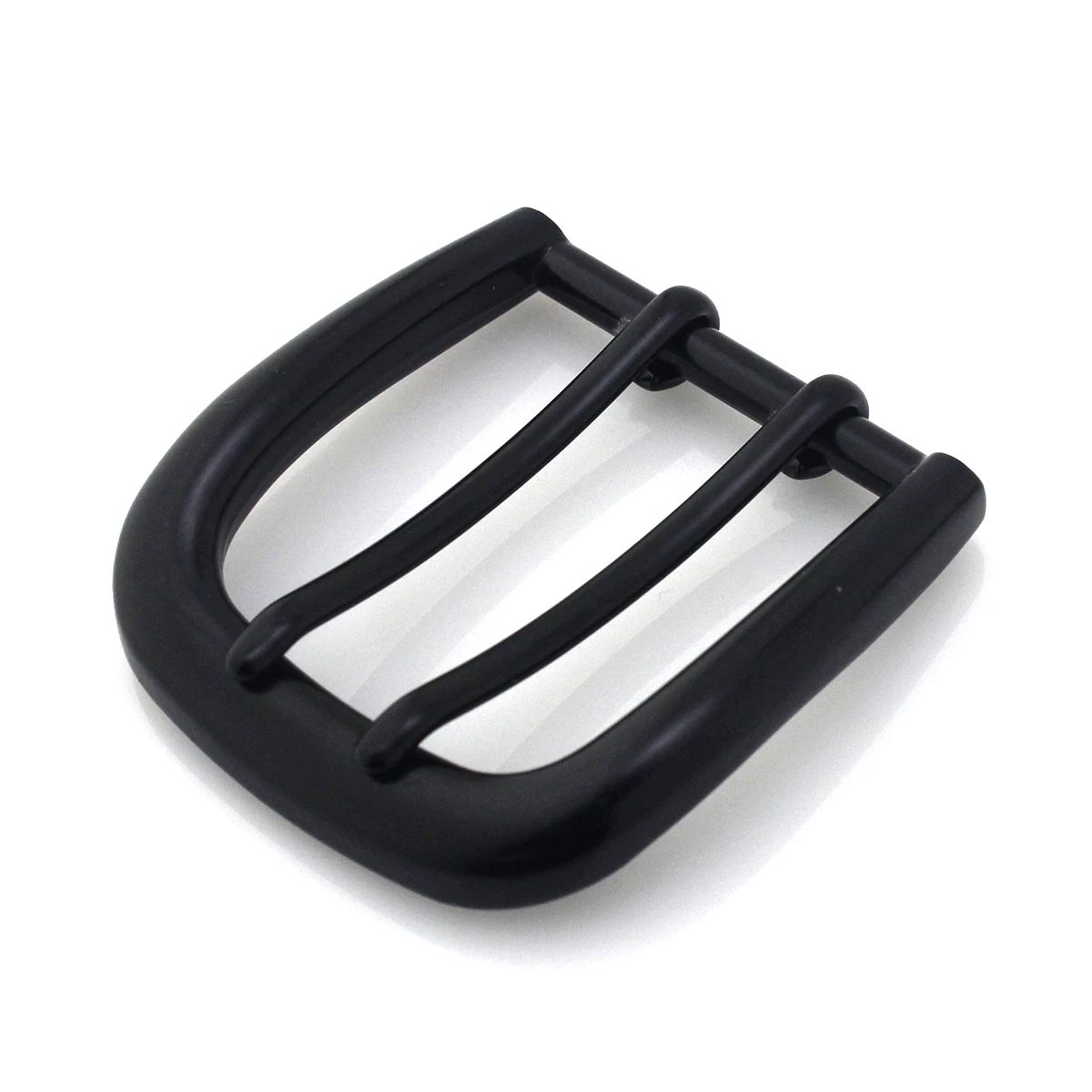 1piece 40mm Metal Belt Buckles Double Pin Buckle Brushed Matte End Bar High Quality Fit for 37mm-39mm Leather Belt Craft Parts