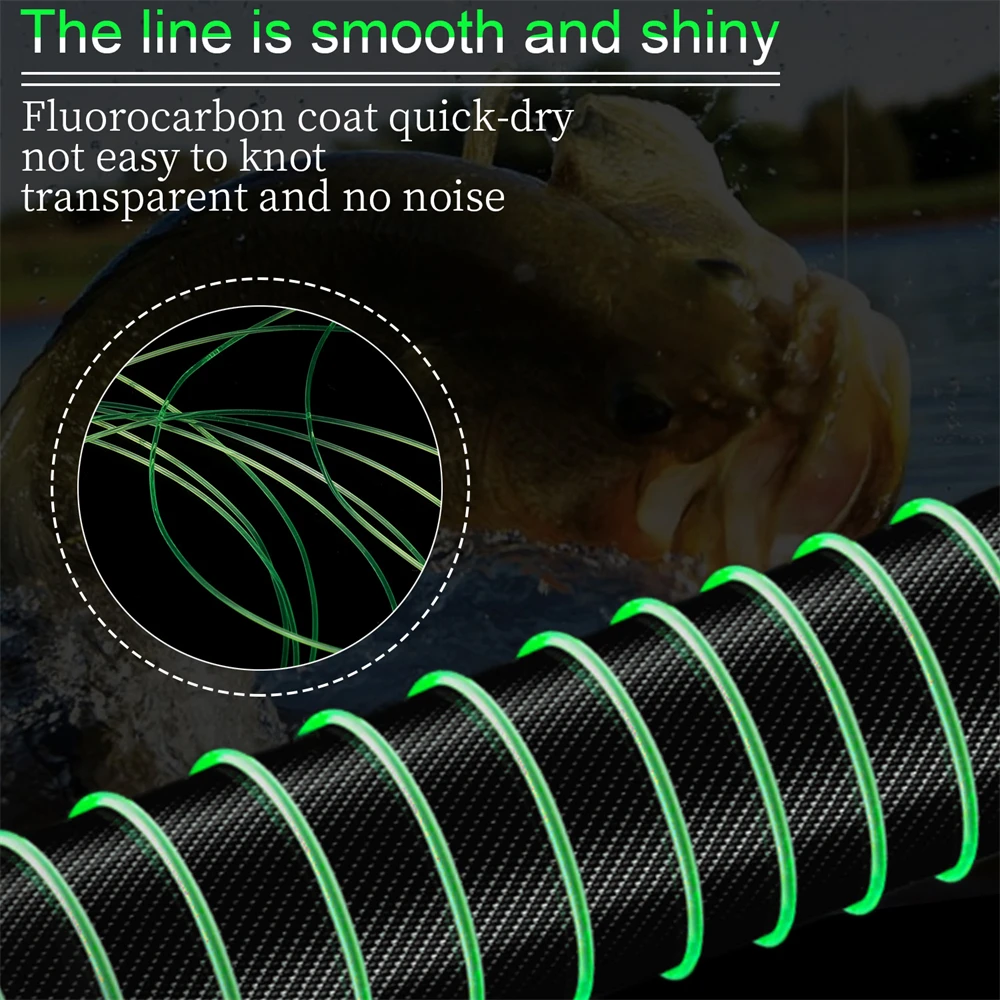 3000M Nylon Fishing Line Super Strong Monofilament Line Fluorocarbon Coated Japanese Material Saltwater Carp Fishing Leader Line