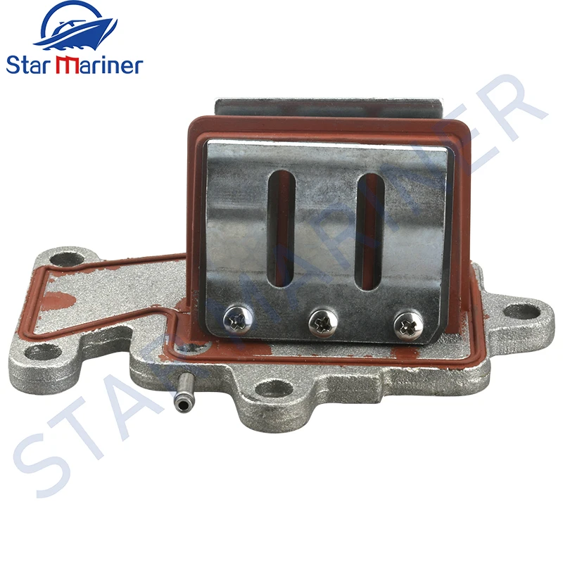 63V-13610-00 Reed Valve Assy Replaces For Outboard Engine Yamaha Parsun Powertec 9.9HP 15HP 63W-13610 Boat Motor Aftermarket