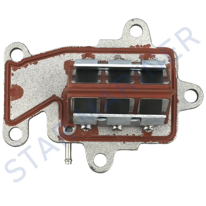63V-13610-00 Reed Valve Assy Replaces For Outboard Engine Yamaha Parsun Powertec 9.9HP 15HP 63W-13610 Boat Motor Aftermarket