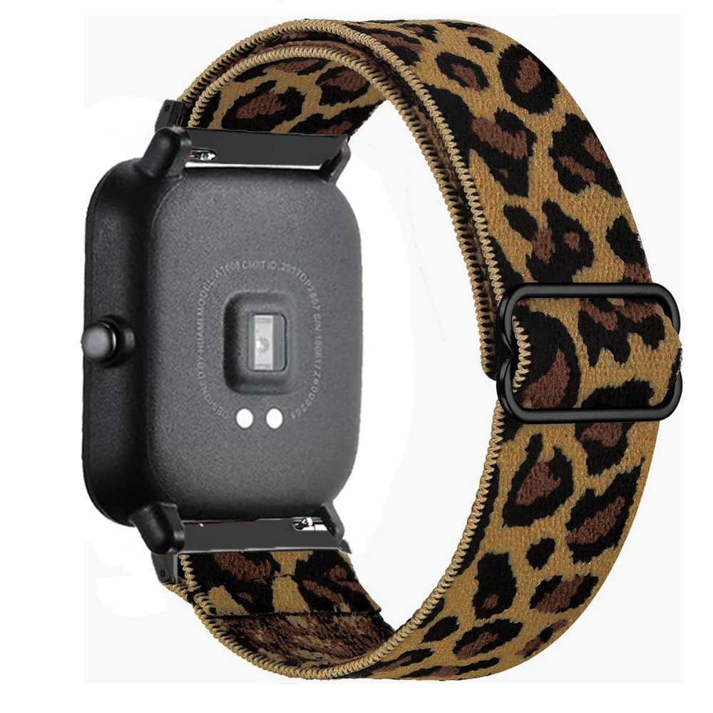 20mm/22mm Band For Amazfit GTS 4/2/2e/3/GTS 2 Mini/GTR 4/3/Pro/47mm/stratos/helio Elastic Watch Bracelet Amazfit bip 6 5 strap