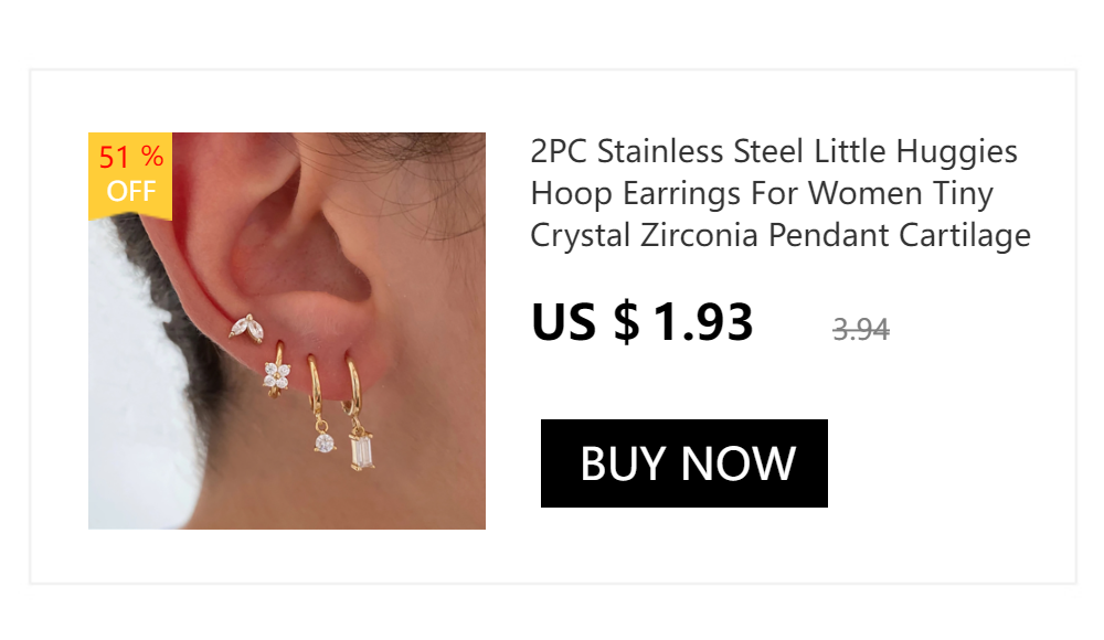 1PC Stainless Steel Ear Cartilage Piercing Hoop Earrings for Women Small Huggie Evil Eye Earings Party Punk Jewelry Accessory