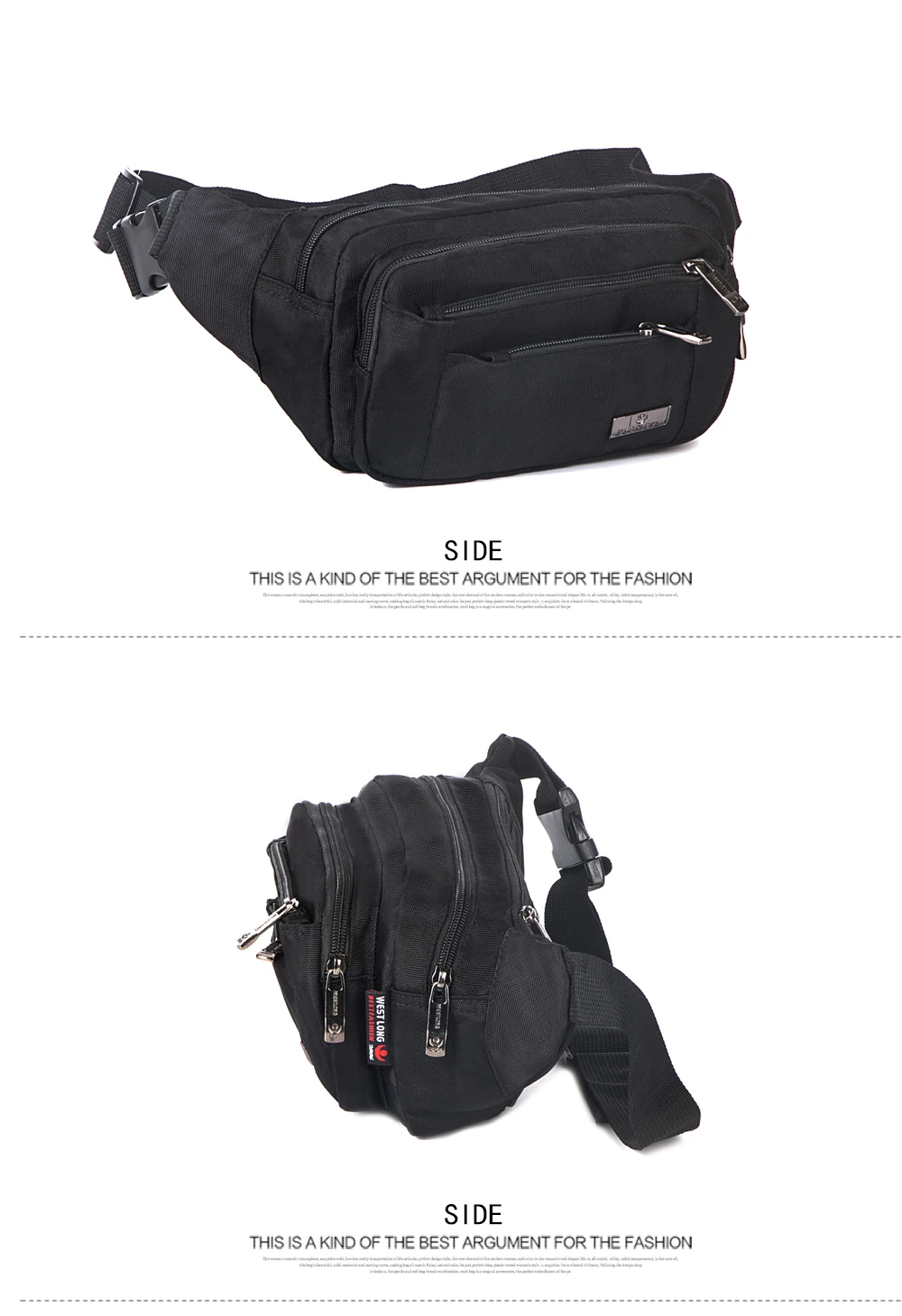 Waist Pack Casual Functional Fashion Men Waterproof Fanny Pack Women Belt Bum Bag Male Phone Wallet Pouch Bags Unisex Purse Sac