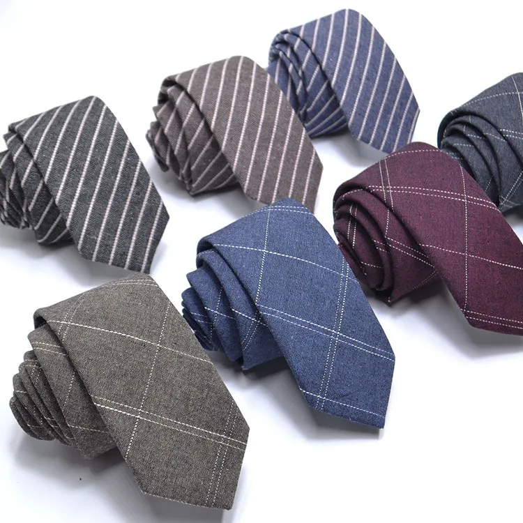 New 6cm Striped Dot Tie Business Casual Silk Luxury Mens Neck Ties Wedding Party Neck Tie Formal Slim Narrow Dress Neck Tie