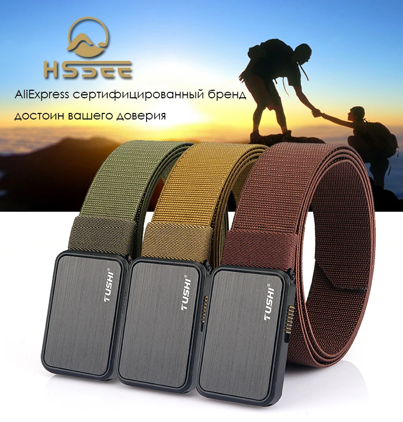 VATLTY 2022 Stretch Belt for Men Zinc Alloy Quick Release Pluggable Buckle Trousers Belt Tooling Unisex Elastic Waistband Straps
