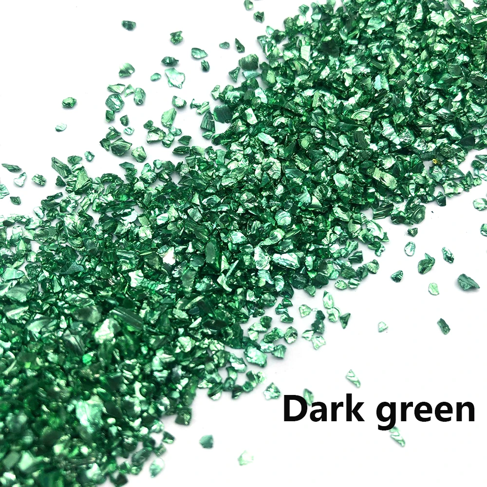 20/40g Crushed Gold Glass Fake Stones Resin Filler For DIY Crafts Nail Art Decorations Handmade UV Epoxy Jewelry Making Fillings