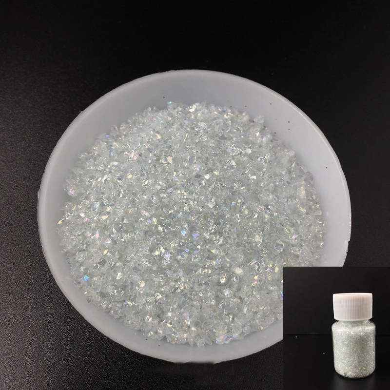 20/40g Crushed Gold Glass Fake Stones Resin Filler For DIY Crafts Nail Art Decorations Handmade UV Epoxy Jewelry Making Fillings