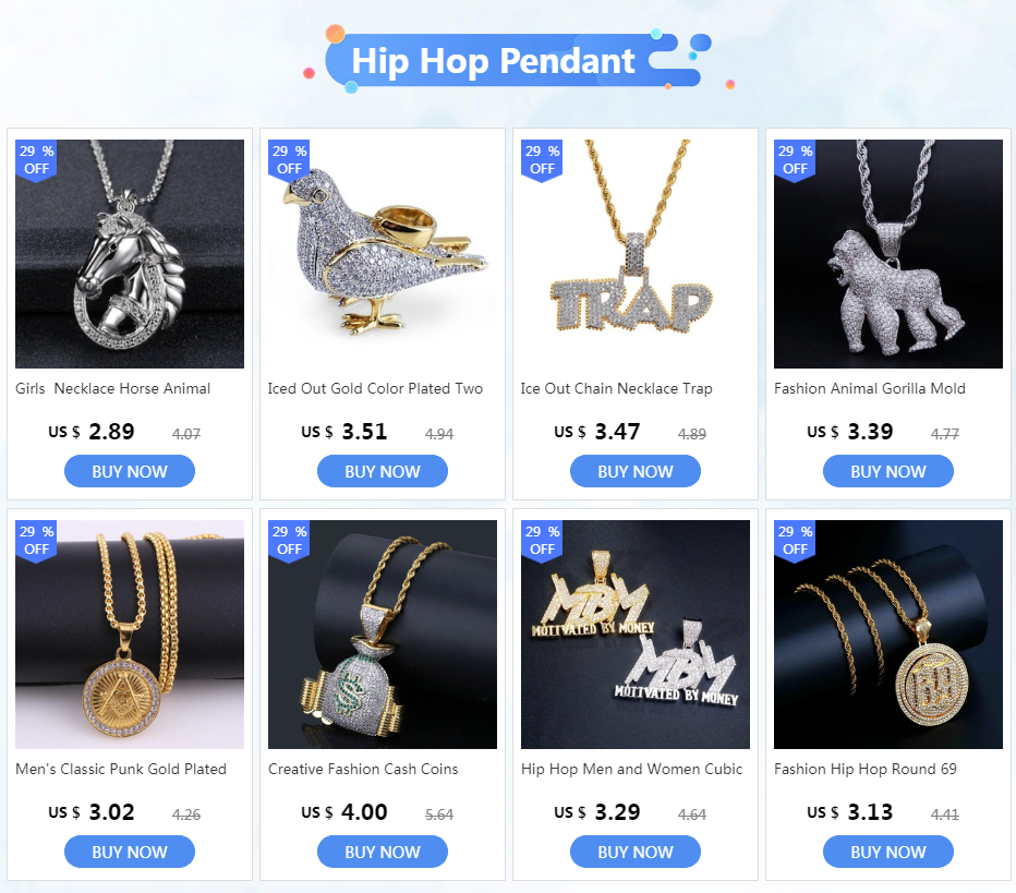 Personality Trend Men Jewelry Gold Plated Tiger Cheetah Animal Pendant Fashion Cool Necklace