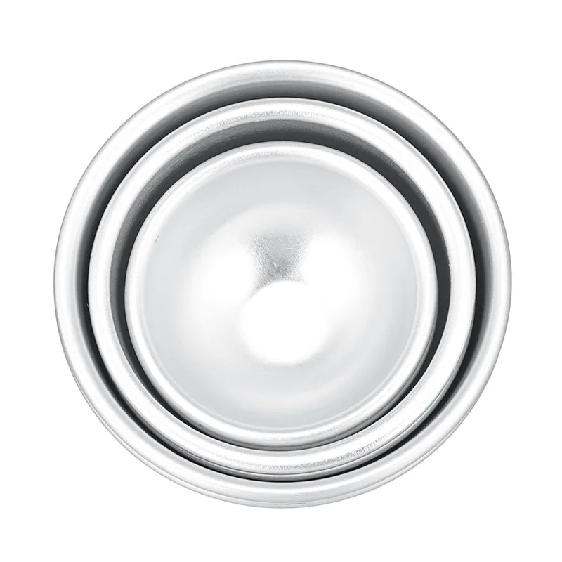 2PCS Round Aluminium Alloy Ball Bath Molds DIY Tool Bath Salt Ball Homemade Crafting Gifts Semicircle Sphere Mold