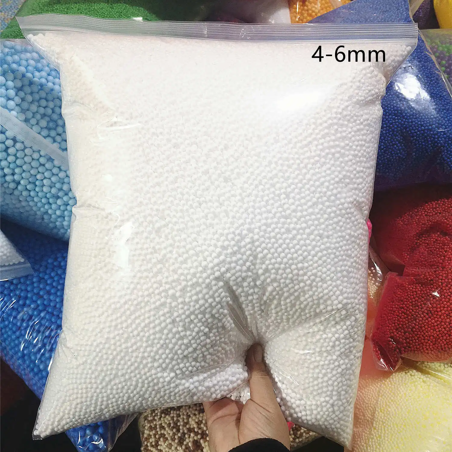 250g White Styrofoam Foam Balls for Bean Bag Bed Sleeping Pillow Chair Sofa Beds Filler 2-3.5 Mm/4-6mm/6-8mm