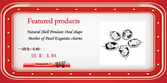 Natural Shell Pendant Flower shape Mother of Pearl Exquisite charms For jewelry making DIY Necklace earring accessories