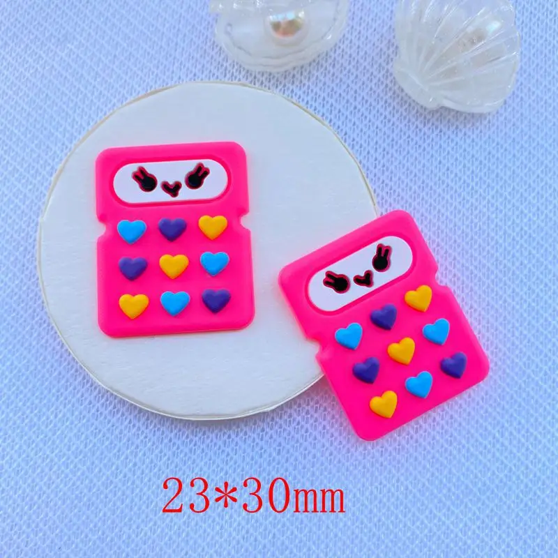 10/20pcs Cute Mini Cartoon Stationery Series PVC Flexible Glue Flat Back DIY Scrapbook Embellishment Phone Craft Decoration J83