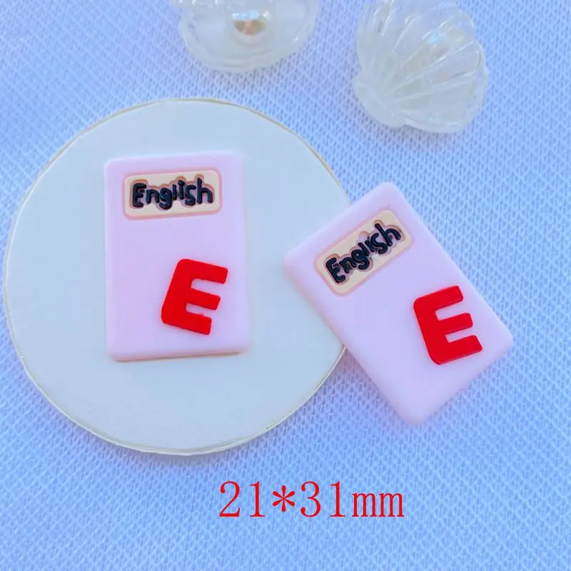 10/20pcs Cute Mini Cartoon Stationery Series PVC Flexible Glue Flat Back DIY Scrapbook Embellishment Phone Craft Decoration J83