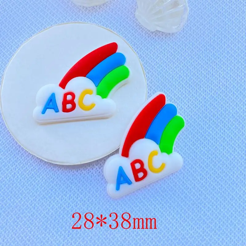 10/20pcs Cute Mini Cartoon Stationery Series PVC Flexible Glue Flat Back DIY Scrapbook Embellishment Phone Craft Decoration J83