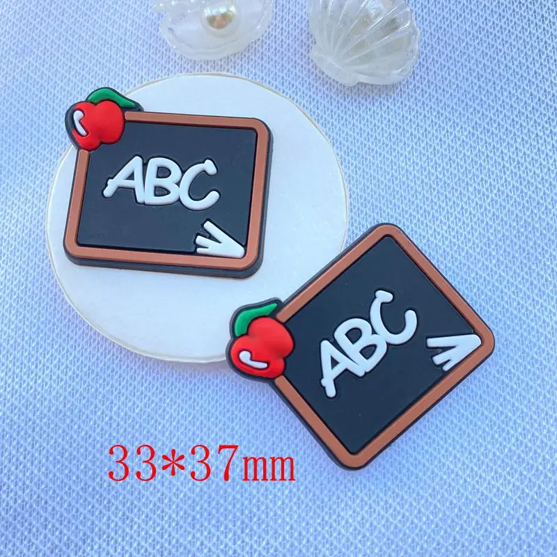 10/20pcs Cute Mini Cartoon Stationery Series PVC Flexible Glue Flat Back DIY Scrapbook Embellishment Phone Craft Decoration J83